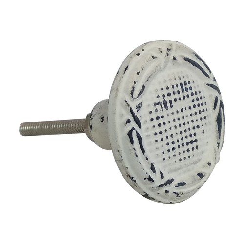Distressed white vintage cast - white,