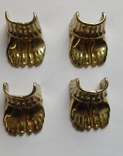 4 x Sphinx Feet solid brass