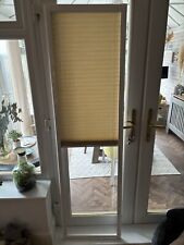 PERFECT FIT PLEATED BLINDS FOR CONSERVATORY WINDOWS & DOORS CREAM, WHITE, BEIGE