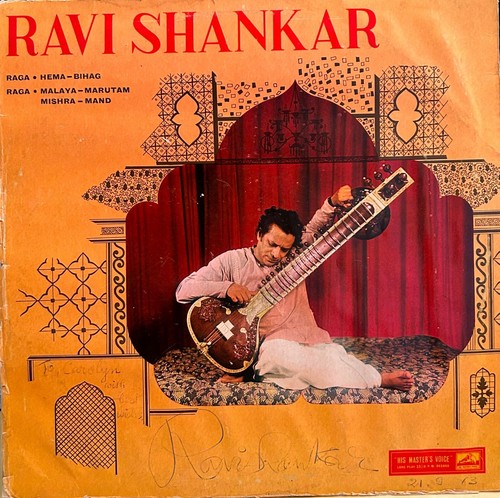 Ravi shankar with autograph - ravi,