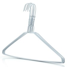 Coat clothes hangers white - clothes,
