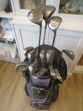 Set LYNX PARALLAX Golf Club Irons 3 4 5 6 7 8 9 P & S Woods 1 3 &5 putter & bag