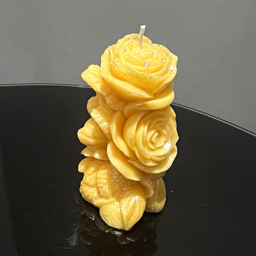 Yellow rose shaped ornamental - rose,