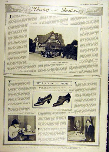 Original old antique print - old,