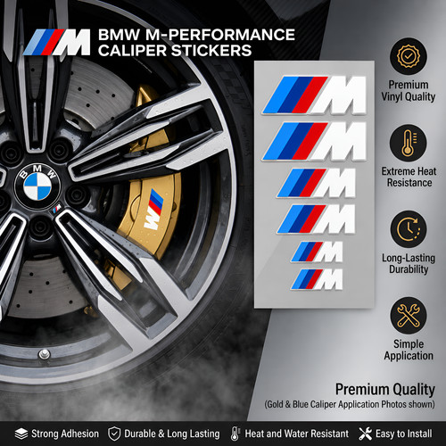 Bmw sport brake caliper - 6x,