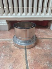 stovax 5" twin flue  to flexible liner  fxq125-023 professional XQ  silver 