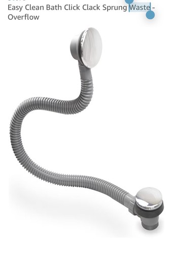 Bath waste with overflow click - bath,
