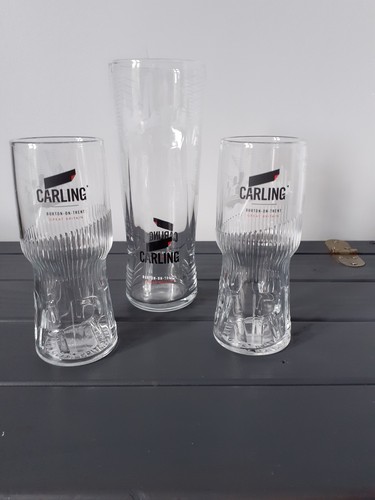 Carling pint glass - pint, x
