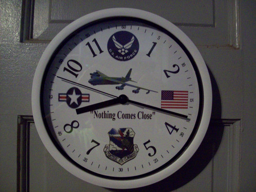 Bomber clock air force - clock,