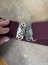 Original vintage antique EPNS silver plate nurses belt buckle