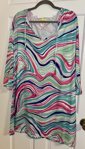 Viv lou print dress xxl - xxl, pink