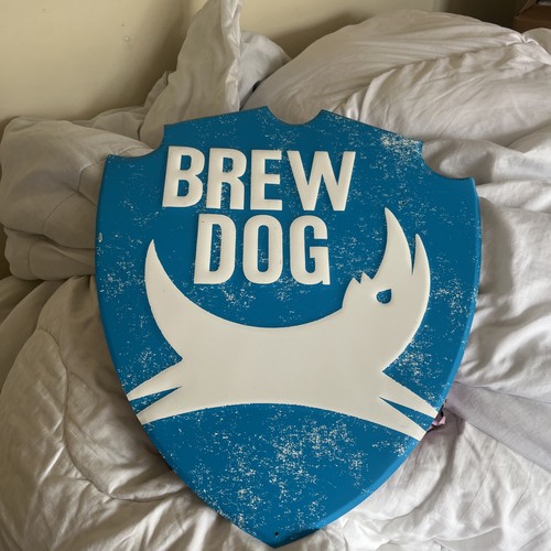 Brewdog large shield metal - brewdog,