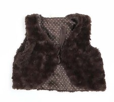 H&M Girls Brown Gilet
