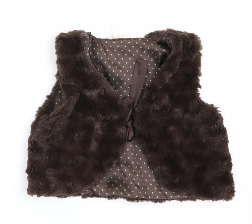 Girls brown gilet - h&m,