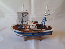 Wooden model fishing boat - wooden,