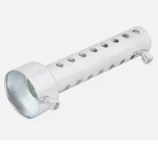 60mm Silver Motorcycle Exhaust