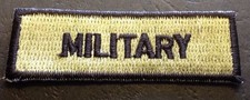 Military Sew On Embroidered