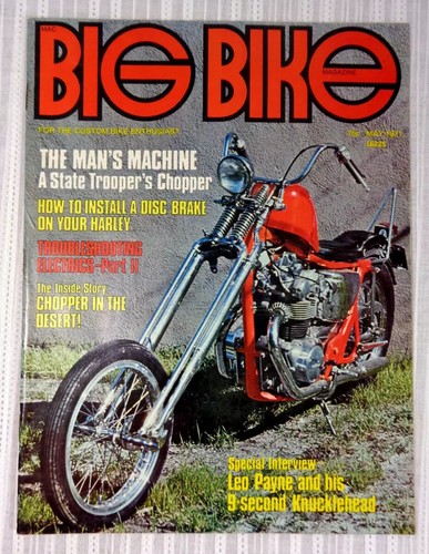 Big bike may 1971 magazine - bike,
