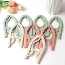 2/5/10 Travel Coat Hangers Foldable Portable Clothes Hangers Travel Hanger UK