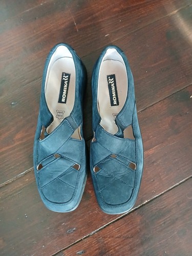 Romika shoes ladies navy blue - romika,