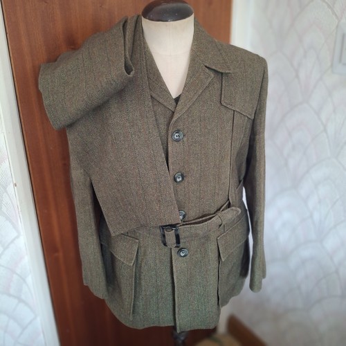 Mens vintage derby - mens, tweed