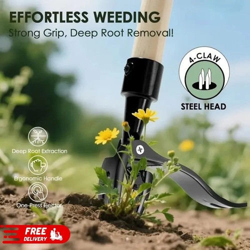 Manual stand weeder puller - stand,
