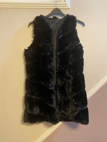 Pep ladies black faux fur - &,