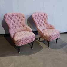 Pair of Victorian parlour or