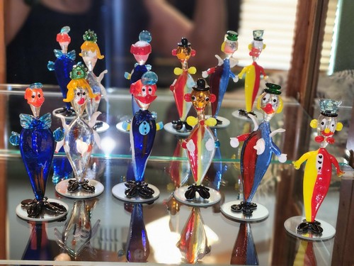 Rare nib 6pcs murano glass - nib,