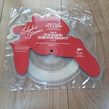 Shakin' Stevens - It's Late. 1983 Shaped Picture Disc Epic 7" Vinyl Single