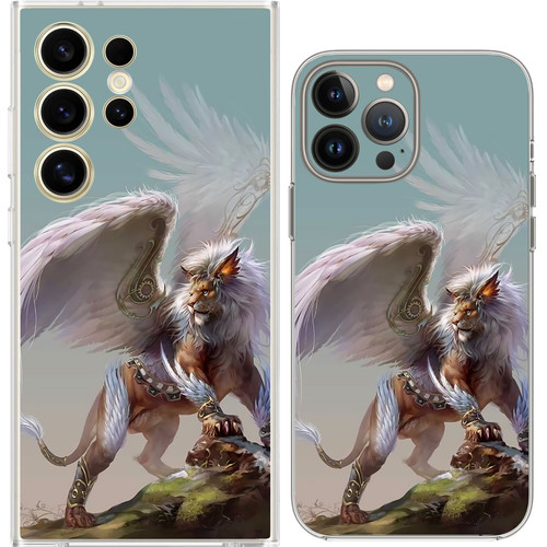 Mythical royal god lion eagle - lion,