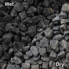 Black basalt garden - garden,, driveway