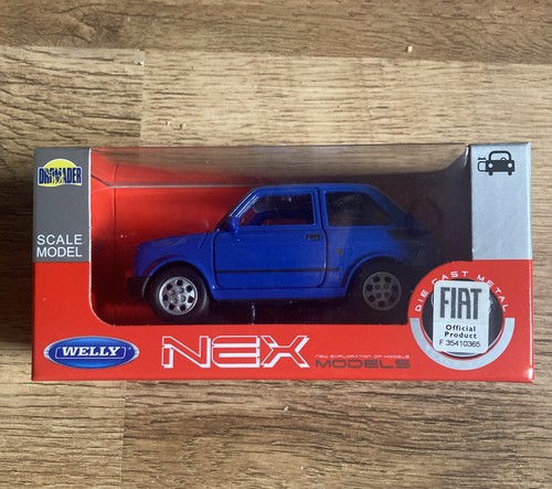 Welly nex blue fiat - welly,