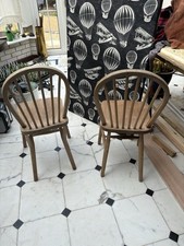 Old Pine Spindle Back Chairs