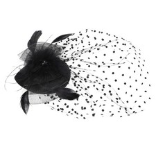  Funeral Veil Hat Formal Event