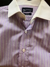 Aquascutum Shirt Purple/White