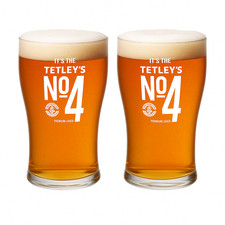 2x Tetley's No 4 Premium Lager