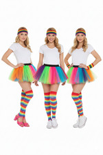 Rainbow Tutu Skirt Set for