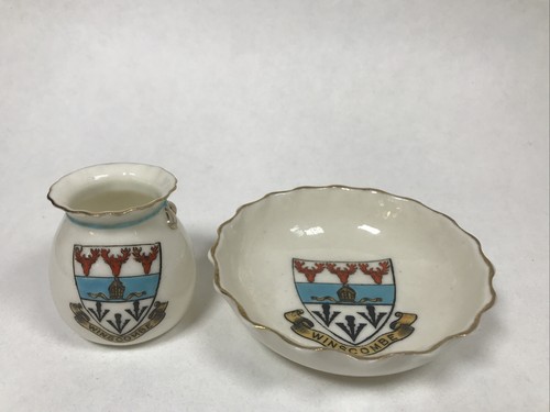 Vintage antique crested - vintage,