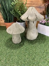 Stone garden pair - stone,