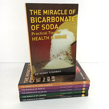 The Miracle Of... Series Bicarb Vinegar Honey Lemons Olive Oil Garlic 6x Books