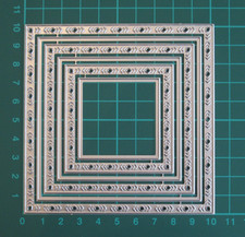 6 Pc Square Frame Metal
