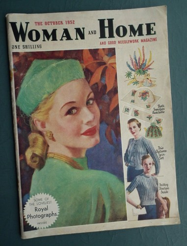 Woman home 1952 vintage 50s - &,