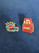 Vintage Coca-Cola Pin Badges