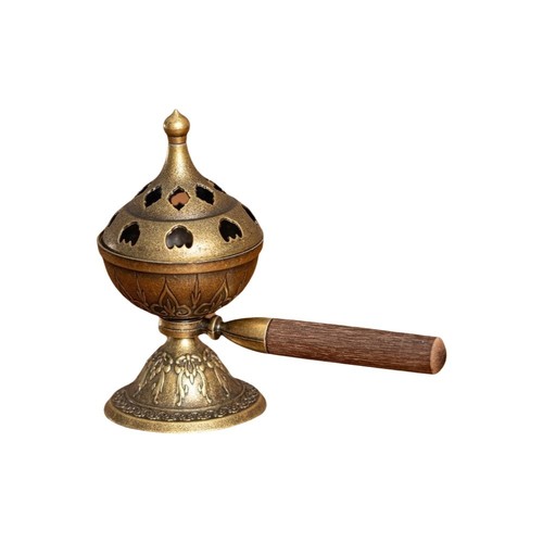 Handheld incense burner - burner, hollow