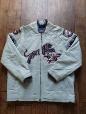 Avirex White Leather Jacket