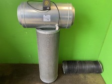 Can-Fan Q-Max Industrial extractor fan 240V with Fume Filter exhaust tube 