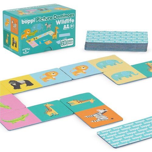 Wildlife picture dominoes game - dominoes,