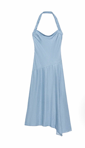 Zara blue halter neck - halter,