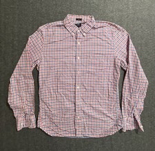 J Crew Shirt Men Red Blue